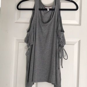 Anthropology lace up sleeve